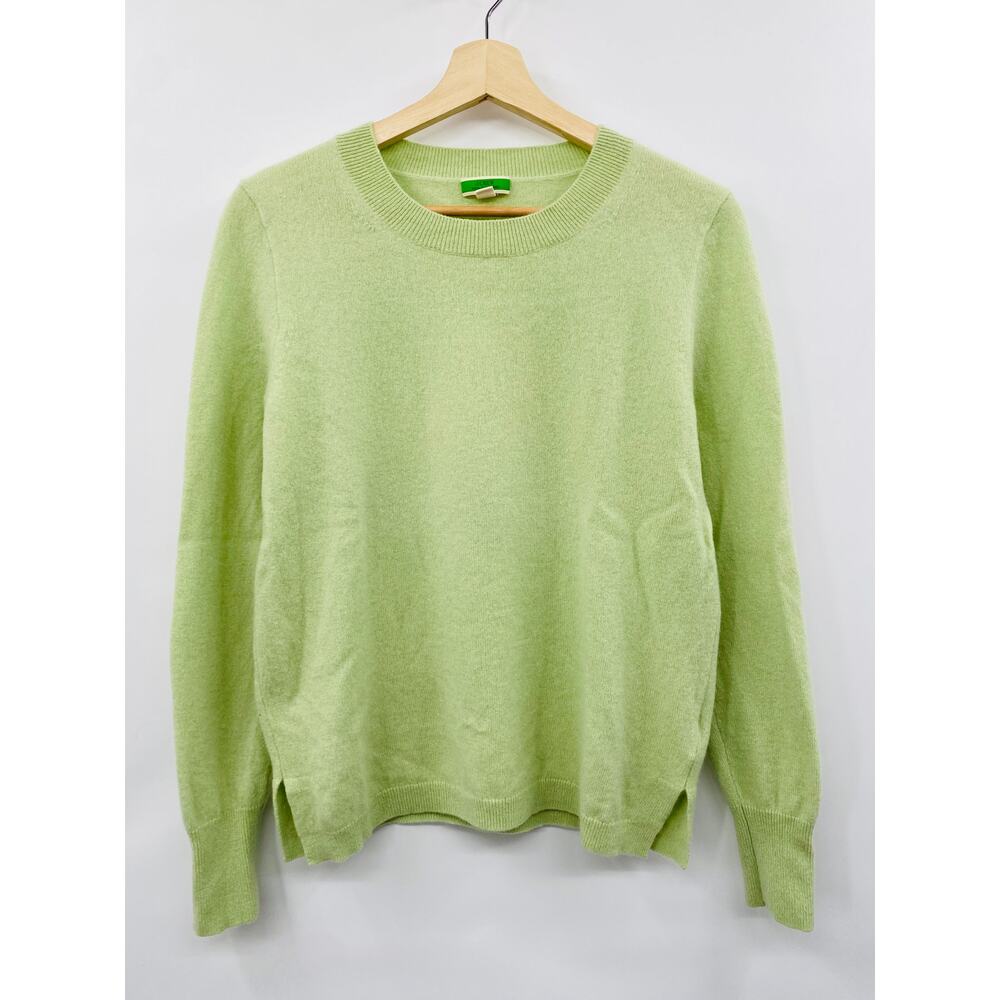J. Crew pastel green cashmere crewneck sweater
